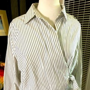 Jones NY Wraparound blouse size 16W